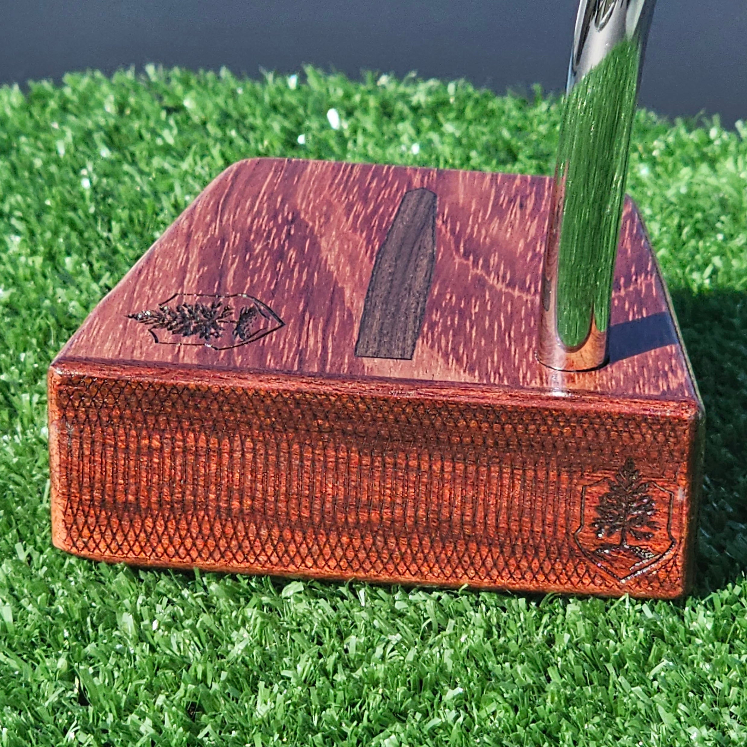 Bubinga wood Padauk with Rosewood inlay