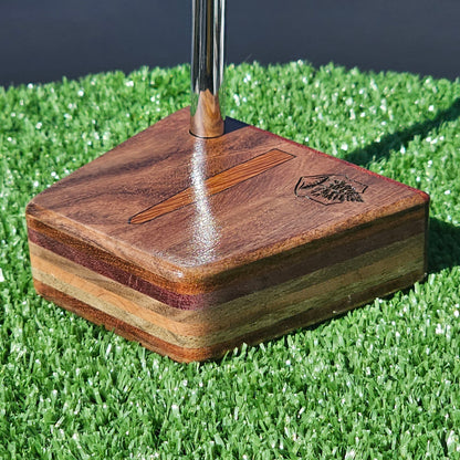 Rosewood Padauk and Osage Orange Timberwolf putter