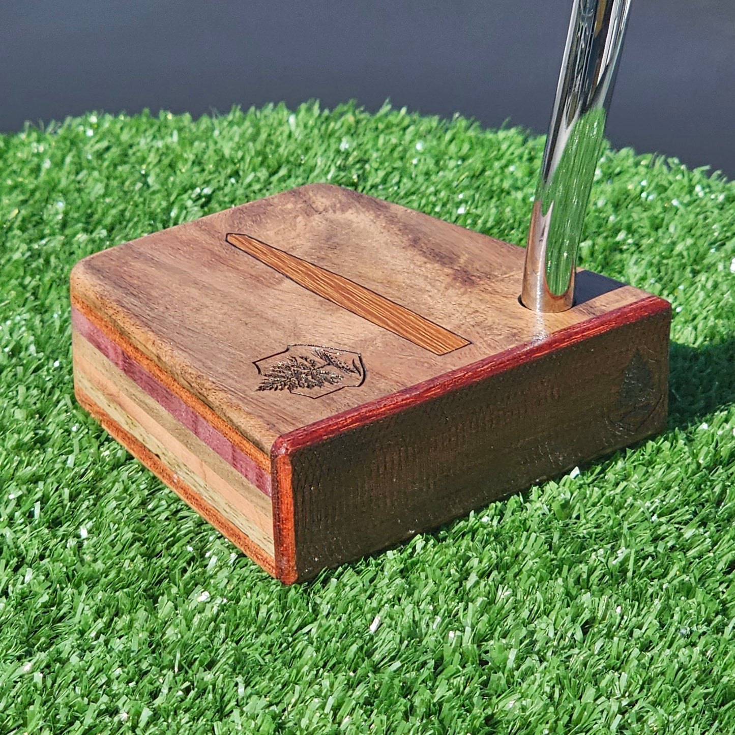 Rosewood Padauk and Osage Orange Timberwolf putter