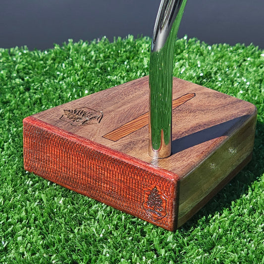 Rosewood Padauk and Osage Orange Timberwolf putter