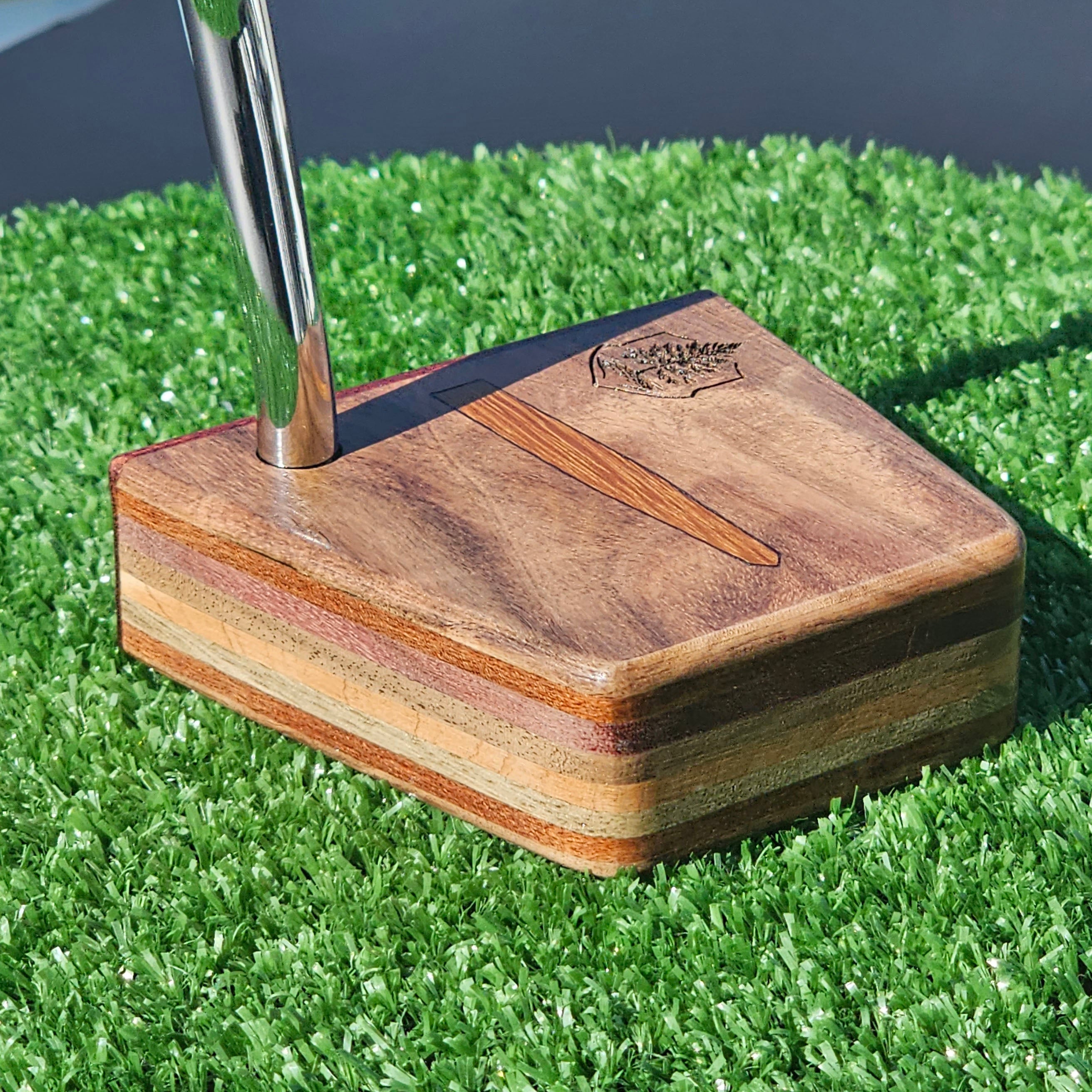 Rosewood Padauk and Osage Orange Timberwolf putter