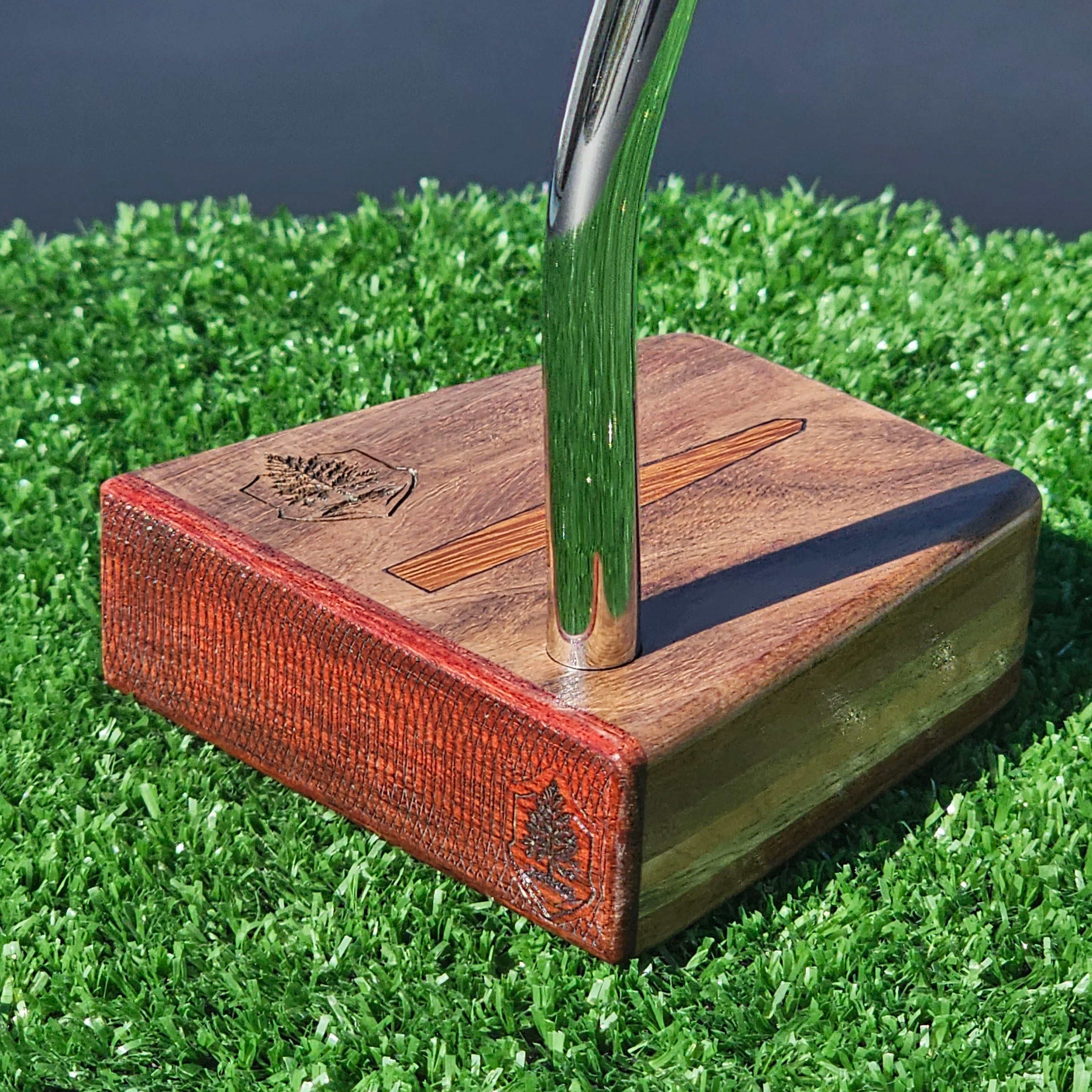 Rosewood Padauk and Osage Orange Timberwolf putter