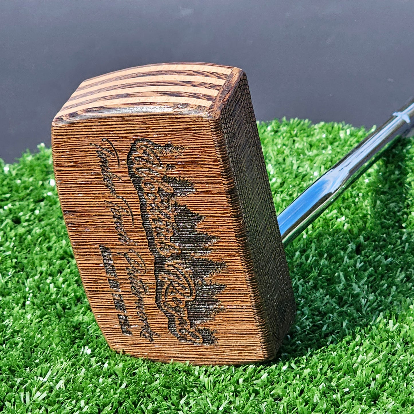 Exotic Wenge and Cherry wood Woodrich Regal wood putter