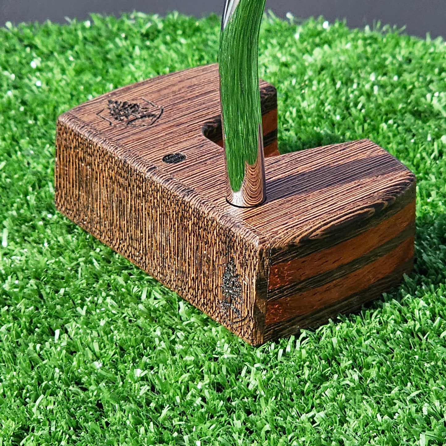 Exotic Wenge wood and Padauk Woodrich Regal wood putter