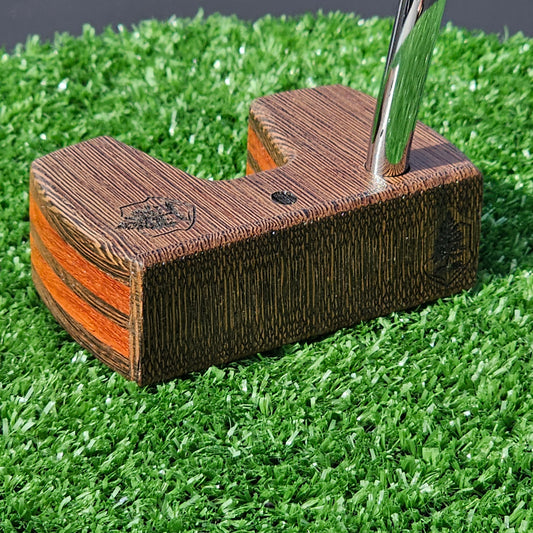 Exotic Wenge wood and Padauk Woodrich Regal wood putter