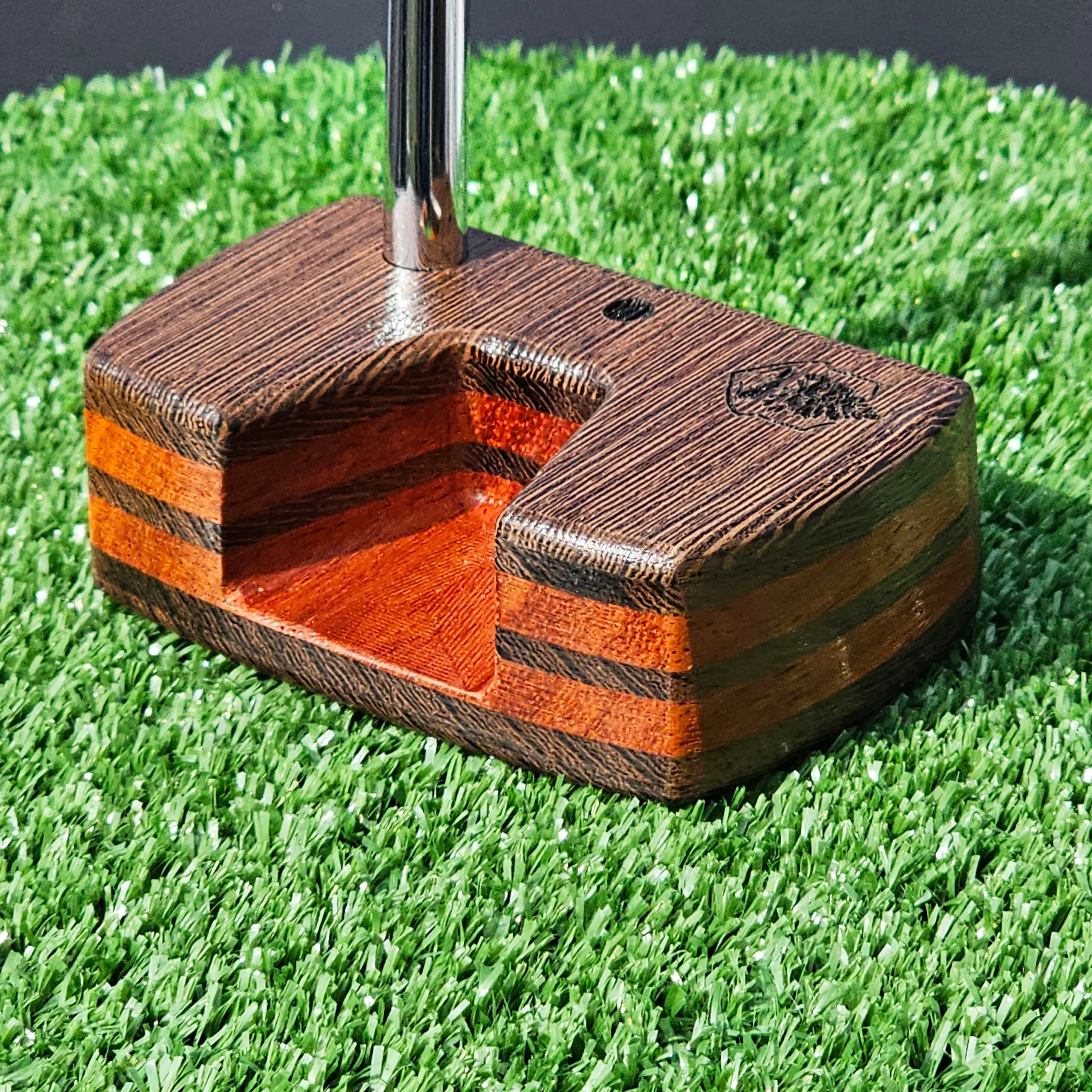 Exotic Wenge wood and Padauk Woodrich Regal wood putter