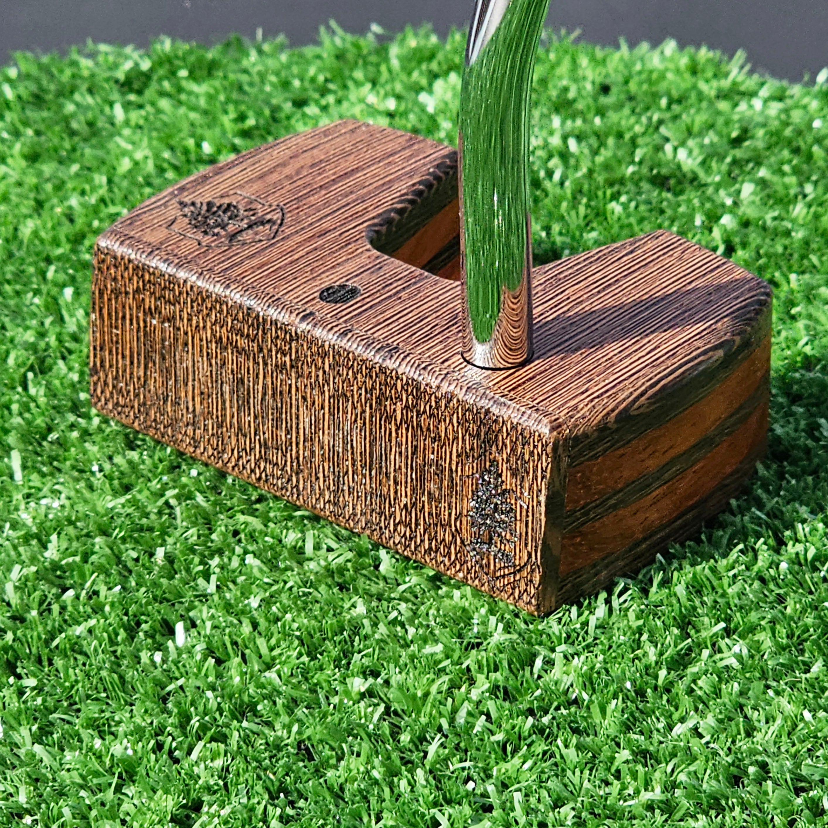 Exotic Wenge wood and Padauk Woodrich Regal wood putter