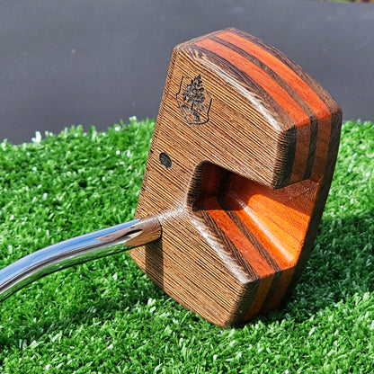 Exotic Wenge wood and Padauk Woodrich Regal wood putter