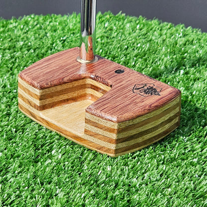 Bubinga wood and White Limba Woodrich Regal wood putter