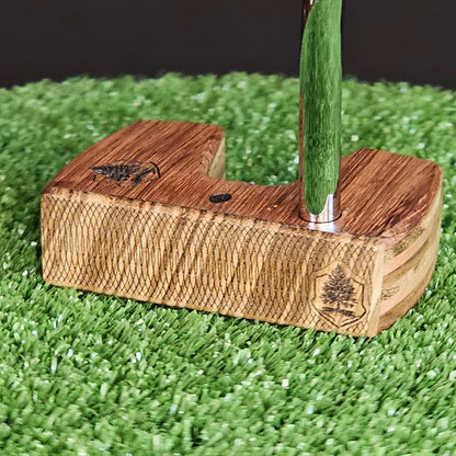 Bubinga and Zebrawood exotic Woodrich Regal wood putter