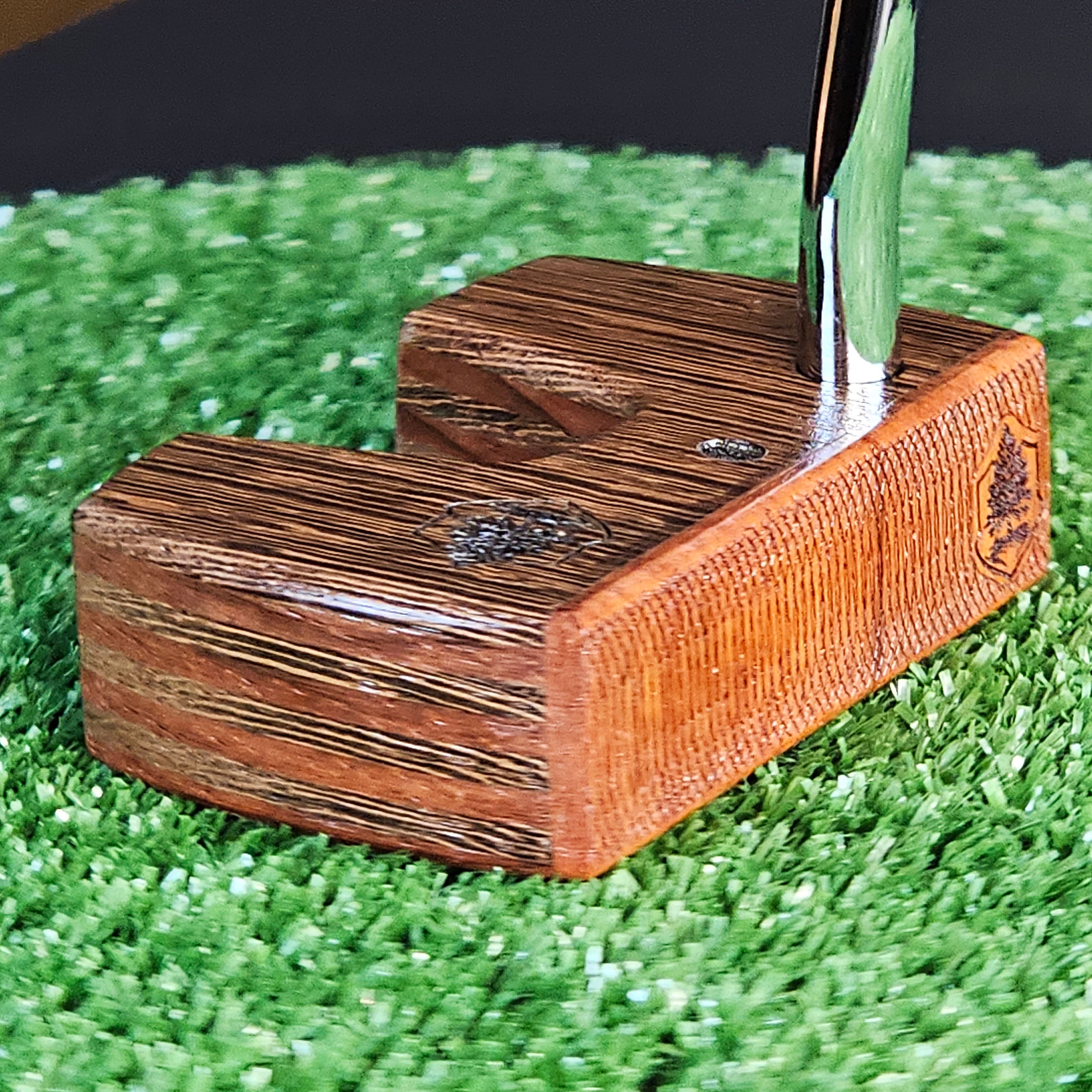 Exotic Wenge and Padauk Woodrich Regal wood putter