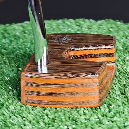 Exotic Wenge and Padauk Woodrich Regal wood putter