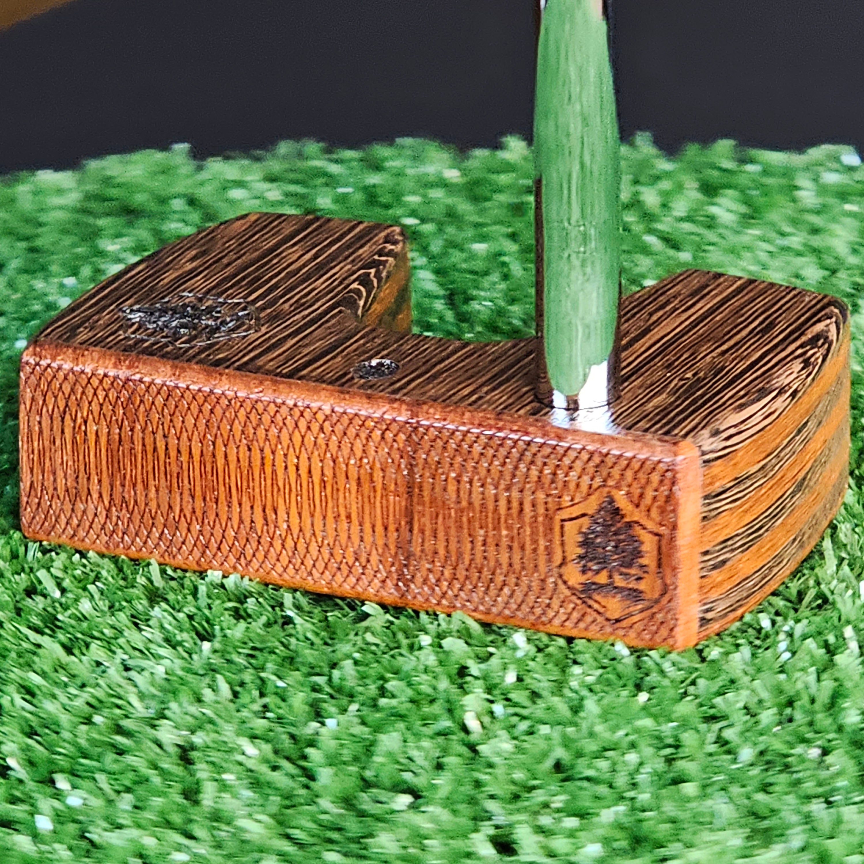 Exotic Wenge and Padauk Woodrich Regal wood putter