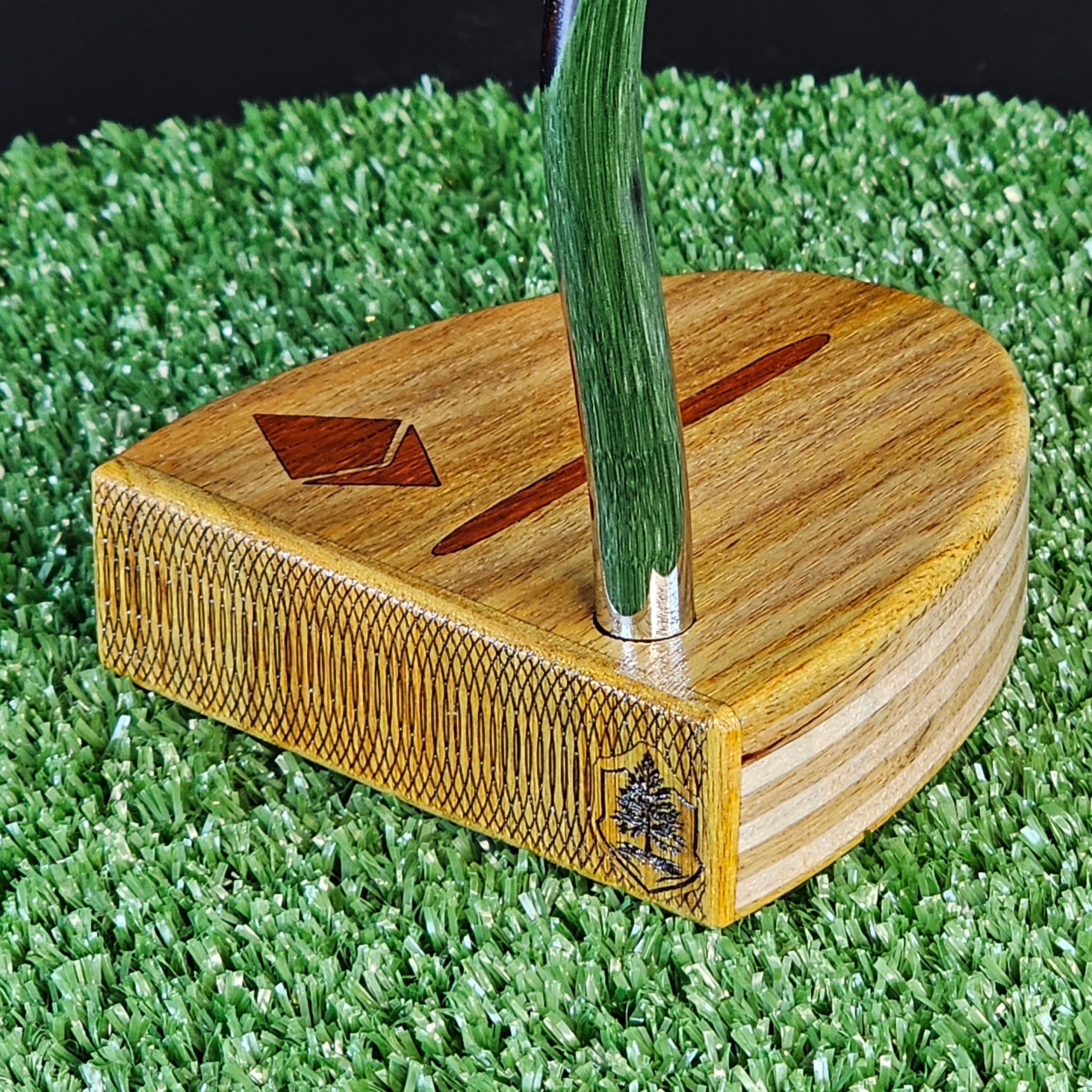 Ethereum Canarywood and inlay Padauk Woodford Putter