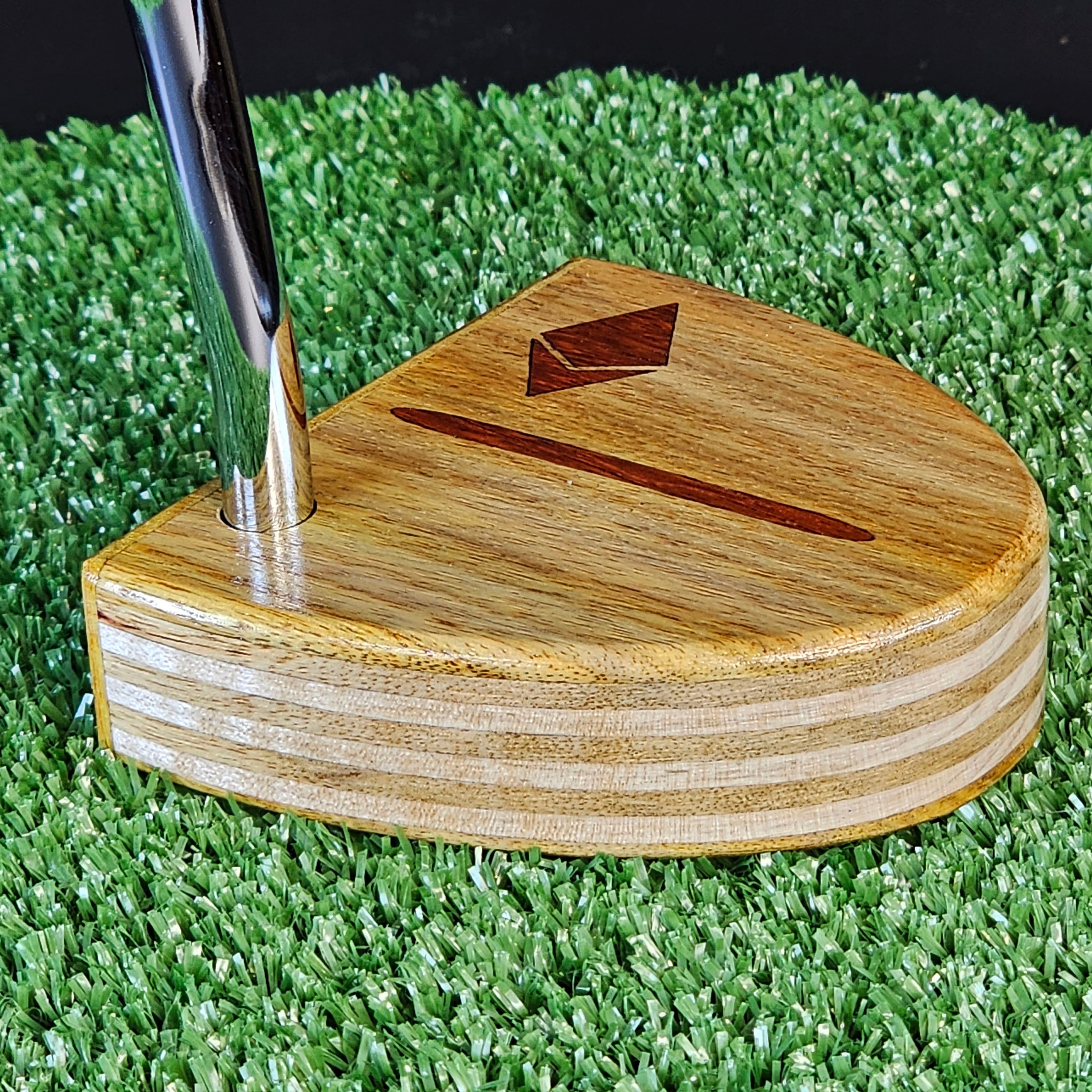 Ethereum Canarywood and inlay Padauk Woodford Putter