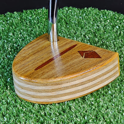 Ethereum Canarywood and inlay Padauk Woodford Putter