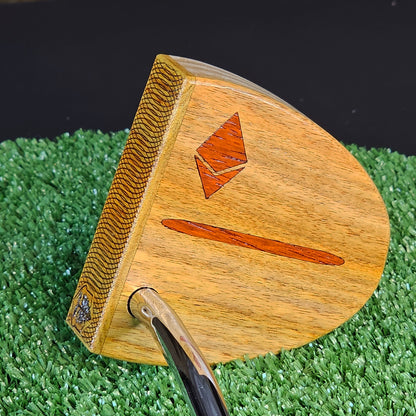 Ethereum Canarywood and inlay Padauk Woodford Putter