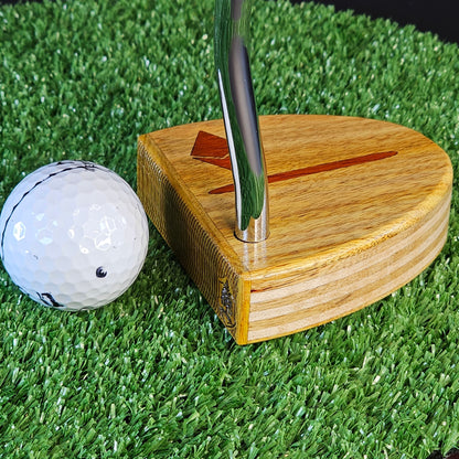 Ethereum Canarywood and inlay Padauk Woodford Putter