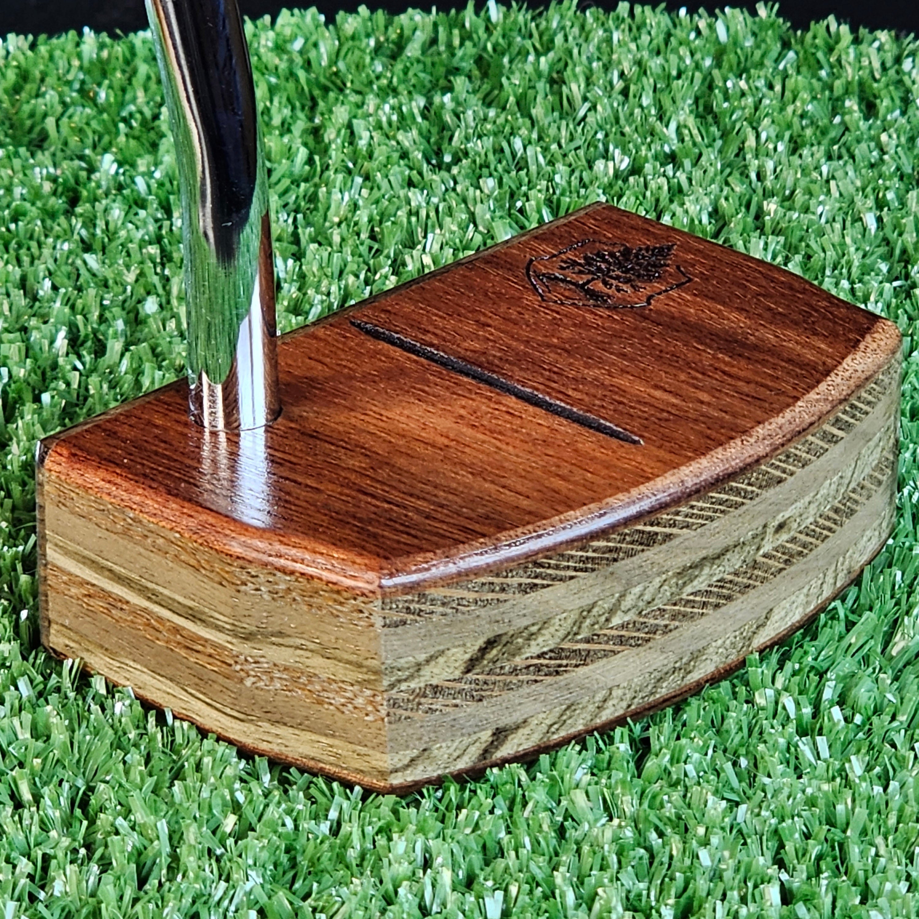 Rosewood Bloodwood and various exotic wood body Woodwin putter