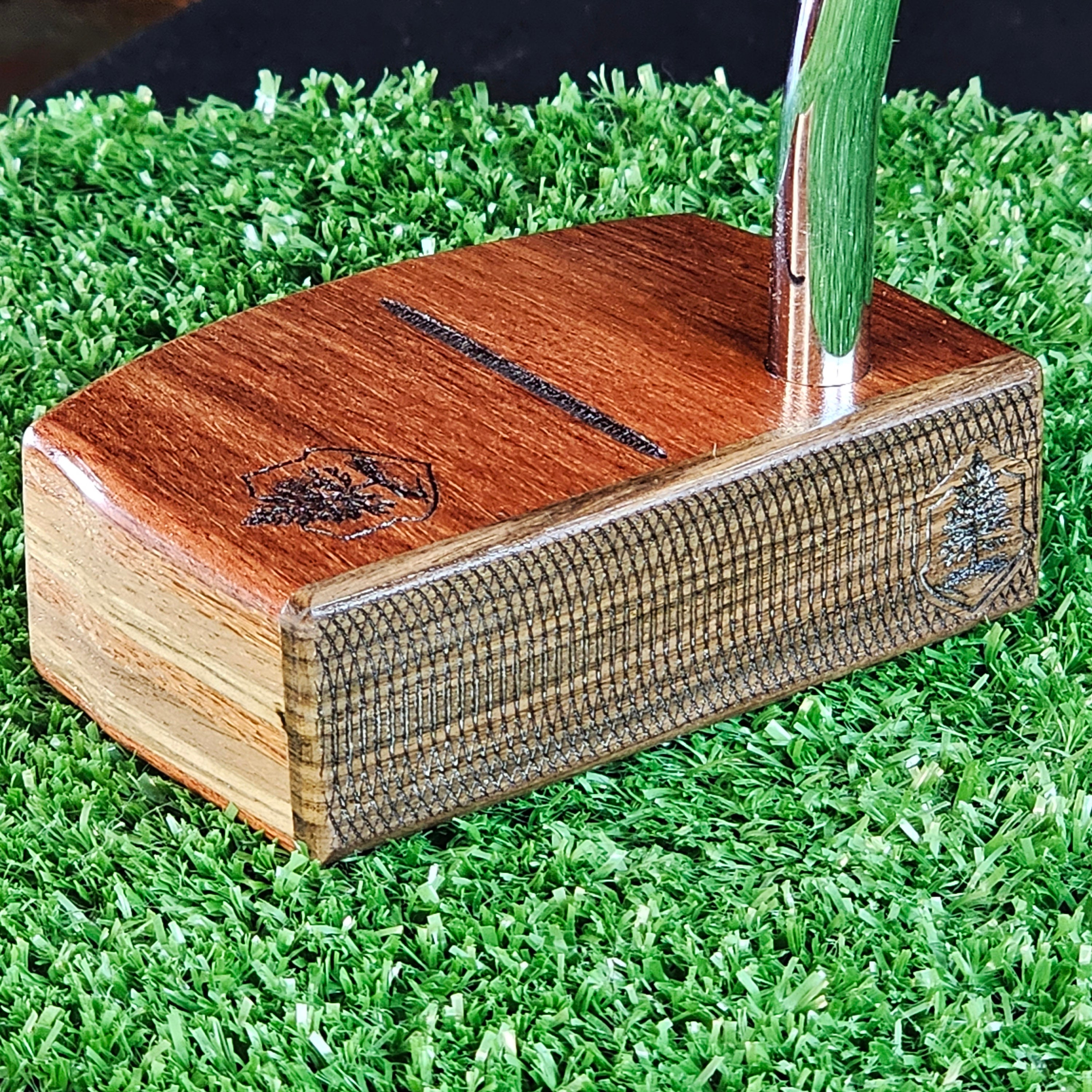 Rosewood Bloodwood and various exotic wood body Woodwin putter