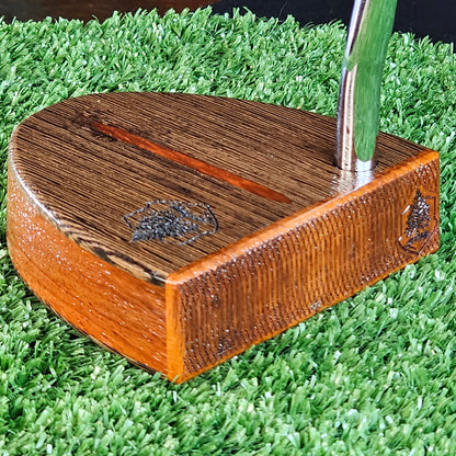 Padauk and Wenge Woodford putter with Padauk body