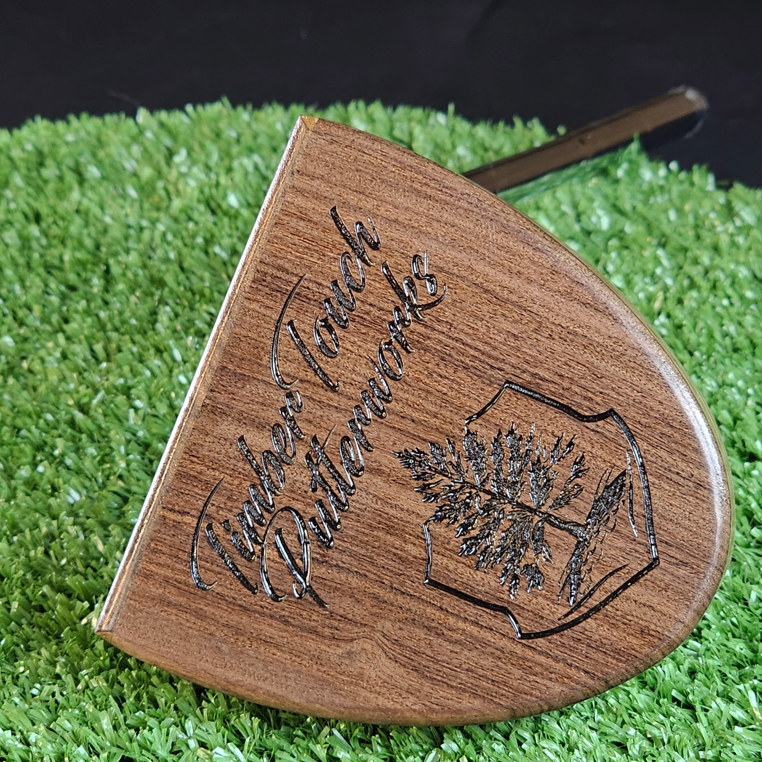 Bolivian Rosewood and many exotic wood layer body Woodford style putter