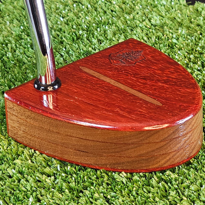 Padauk exotic wood and walnut Woodford putter