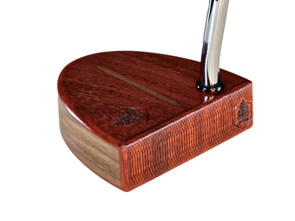 Padauk exotic wood and walnut Woodford putter