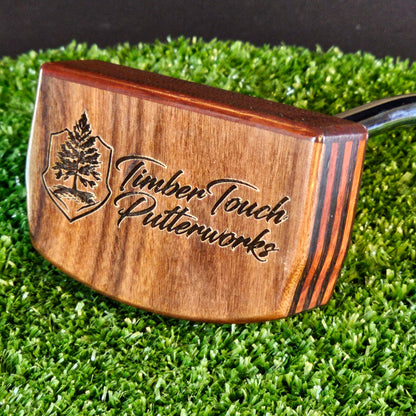 Wenge and Padauk exotic wood Woodwin putter