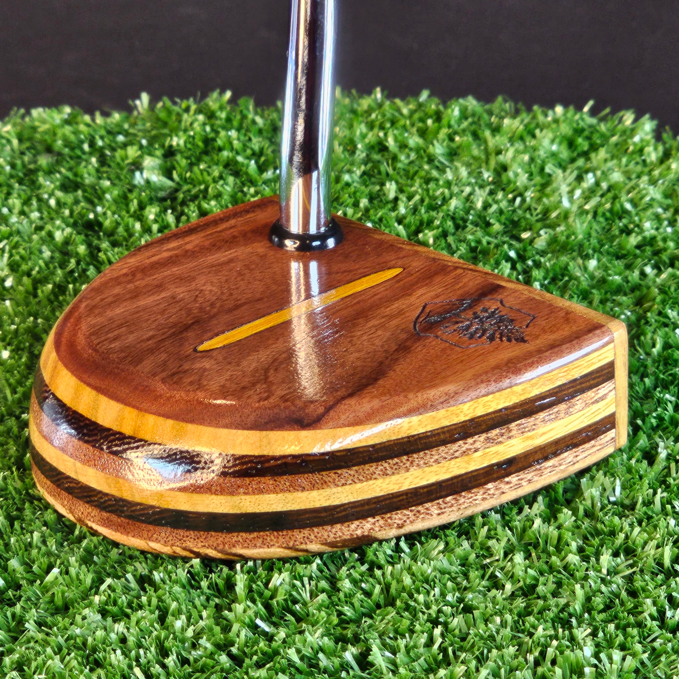 Fatty Style Canarywood and various exotic woods Woodford putter