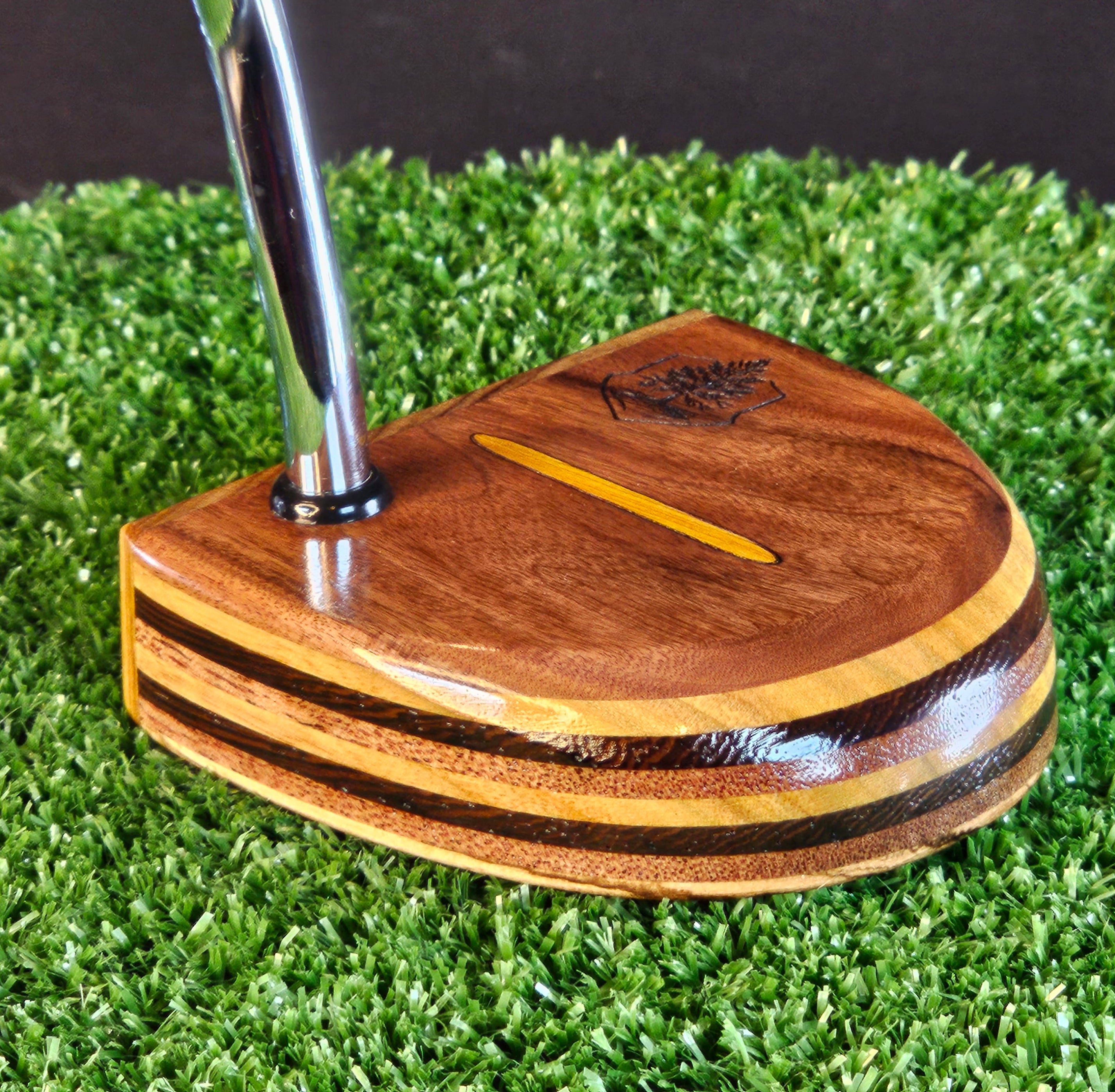 Fatty Style Canarywood and various exotic woods Woodford putter