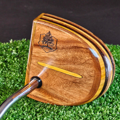 Fatty Style Canarywood and various exotic woods Woodford putter