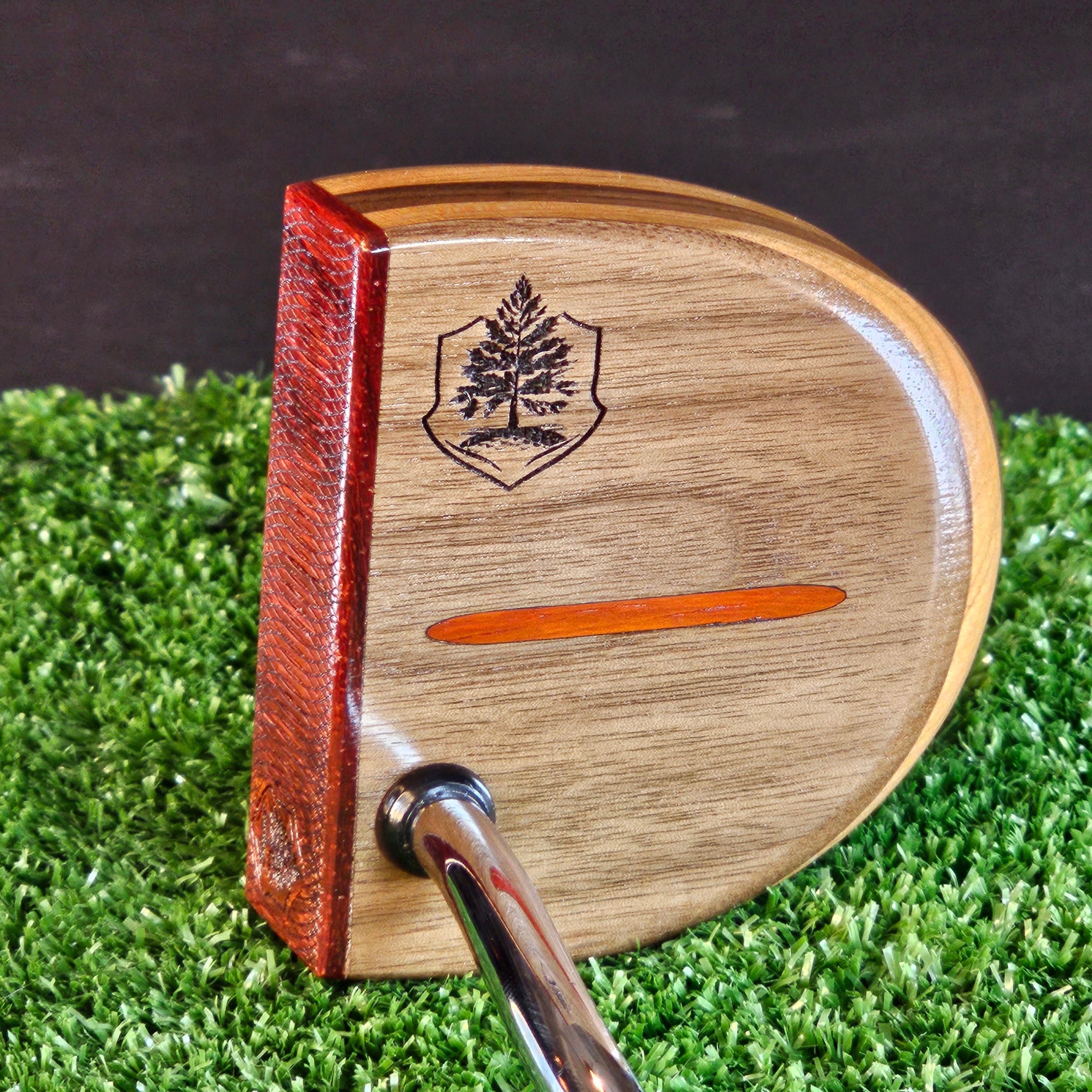 Fatty Style Padauk Walnut and Oak Woodford putter