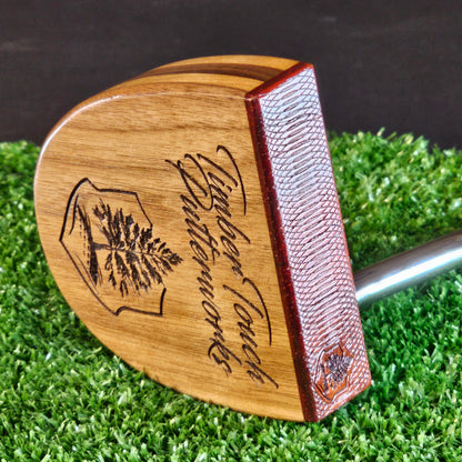 Fatty Style Padauk Walnut and Oak Woodford putter