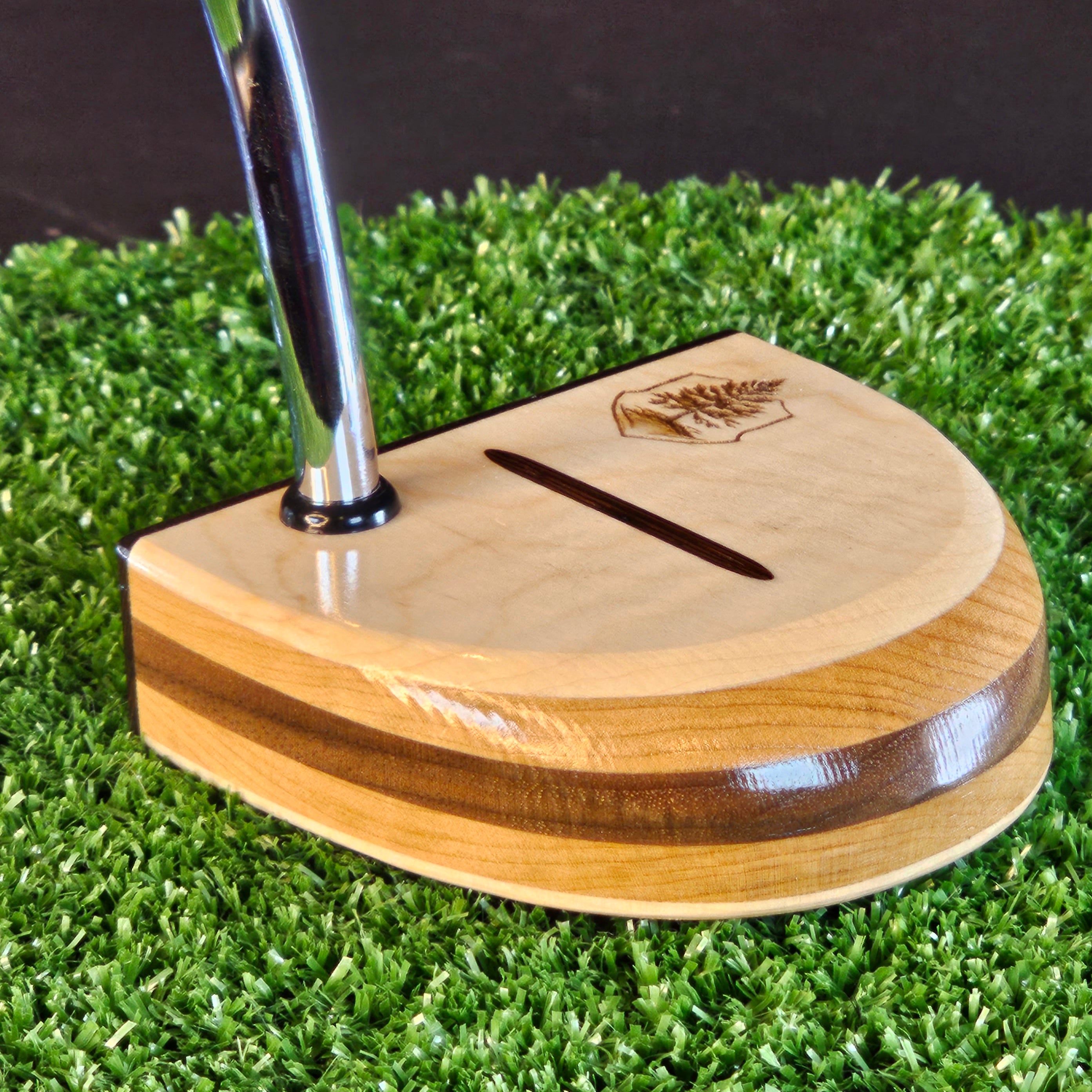 Fatty Style Wenge and Curly Maple Woodford putter