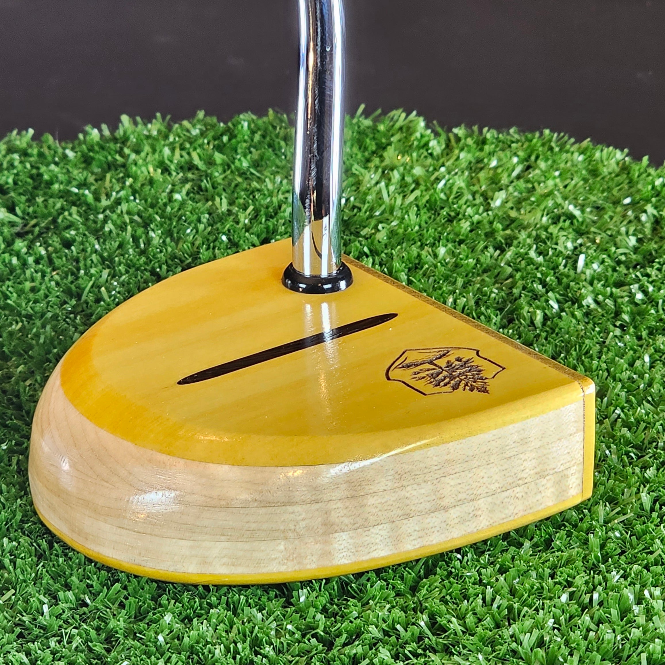 Fatty Style Yellowheart exotic wood and Maple putter