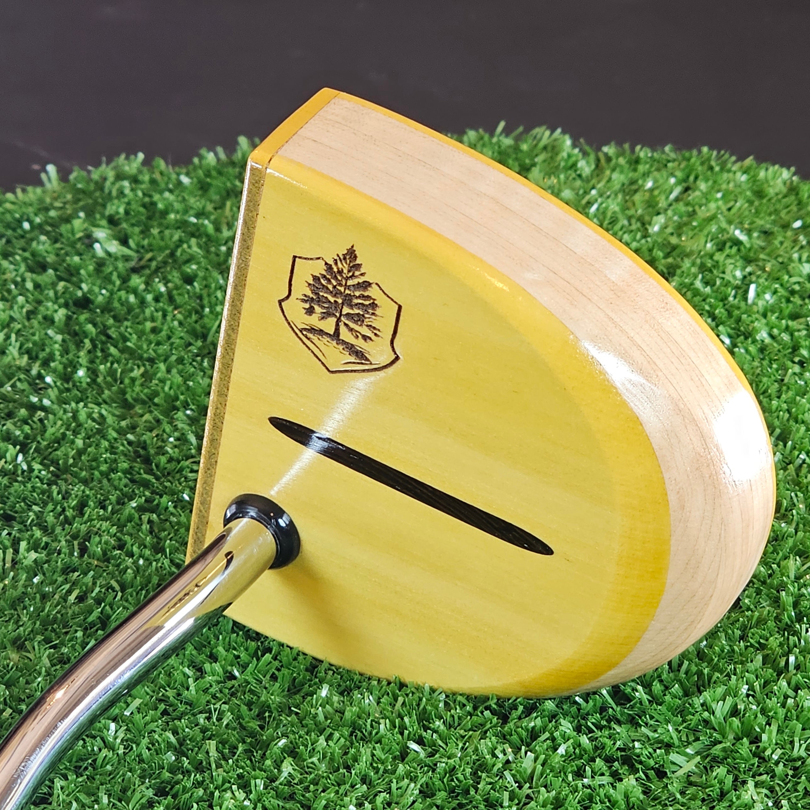 Fatty Style Yellowheart exotic wood and Maple putter