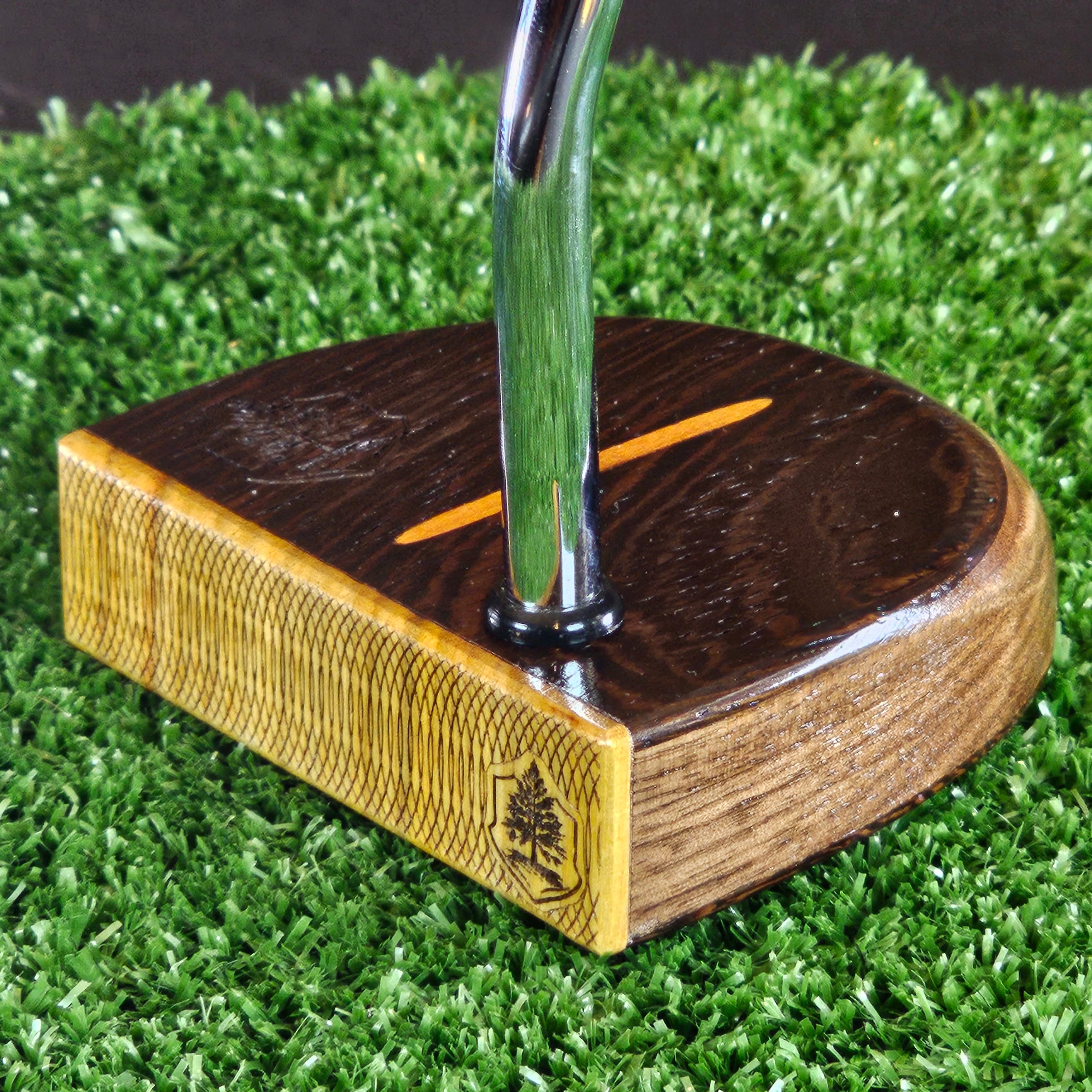 Fatty Style Canarywood Wenge wood and walnut putter