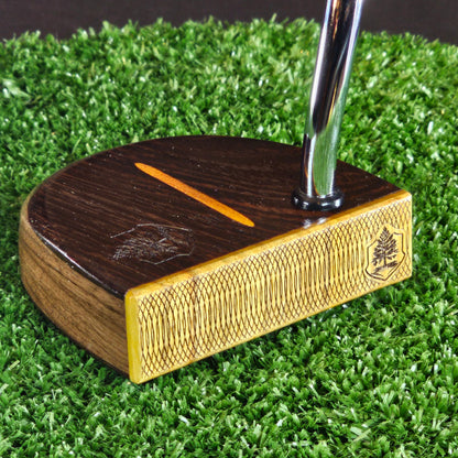 Fatty Style Canarywood Wenge wood and walnut putter