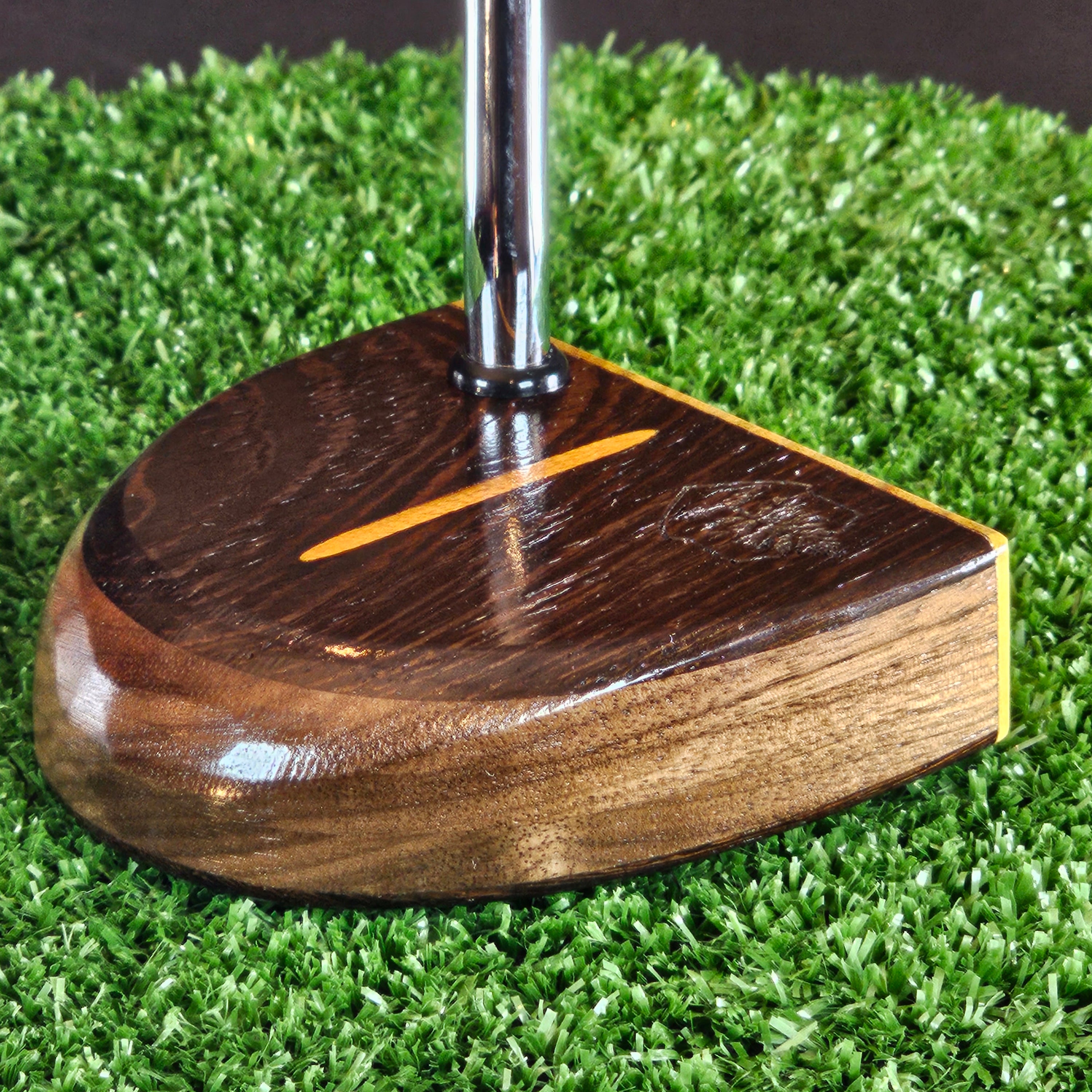 Fatty Style Canarywood Wenge wood and walnut putter