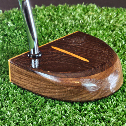 Fatty Style Canarywood Wenge wood and walnut putter