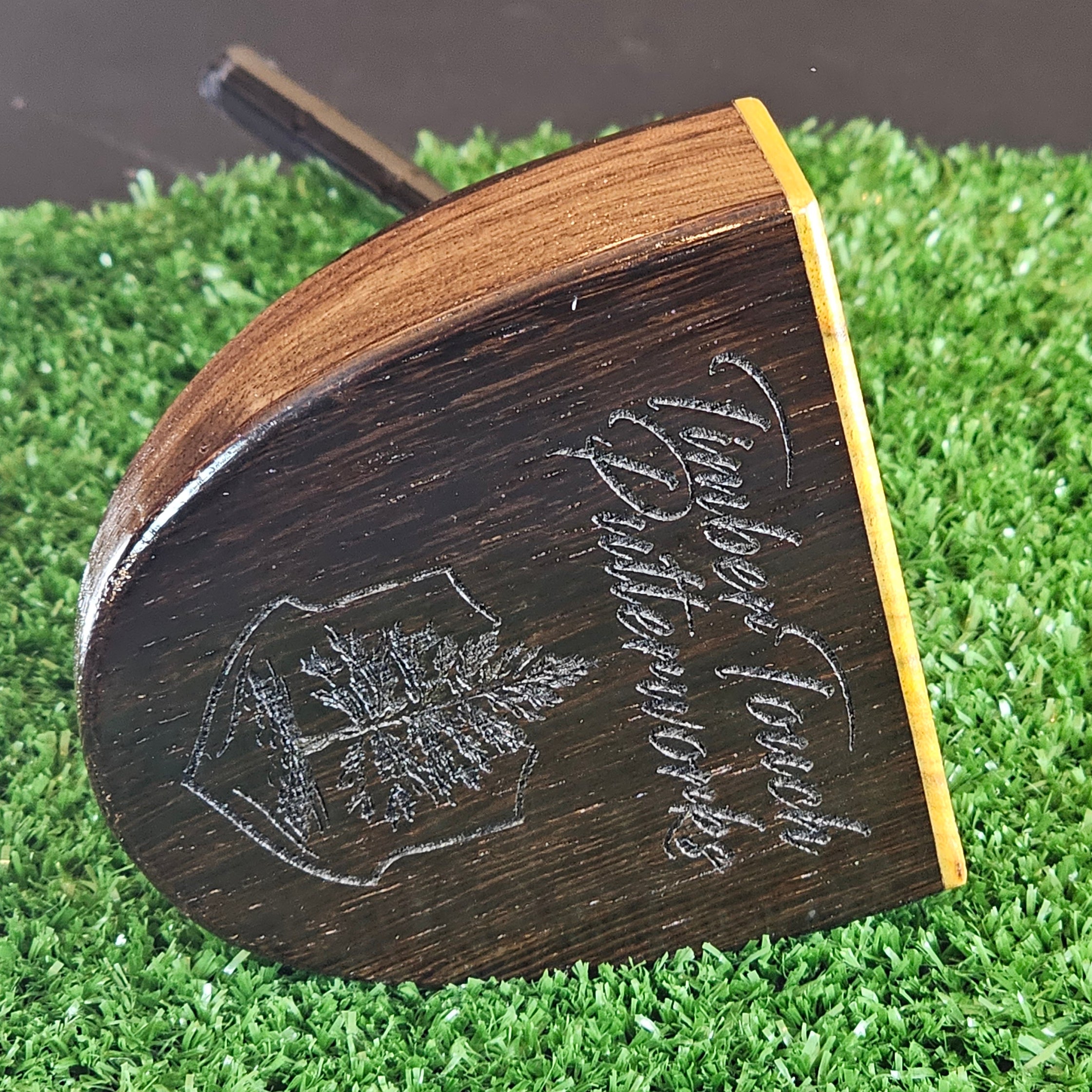 Fatty Style Canarywood Wenge wood and walnut putter