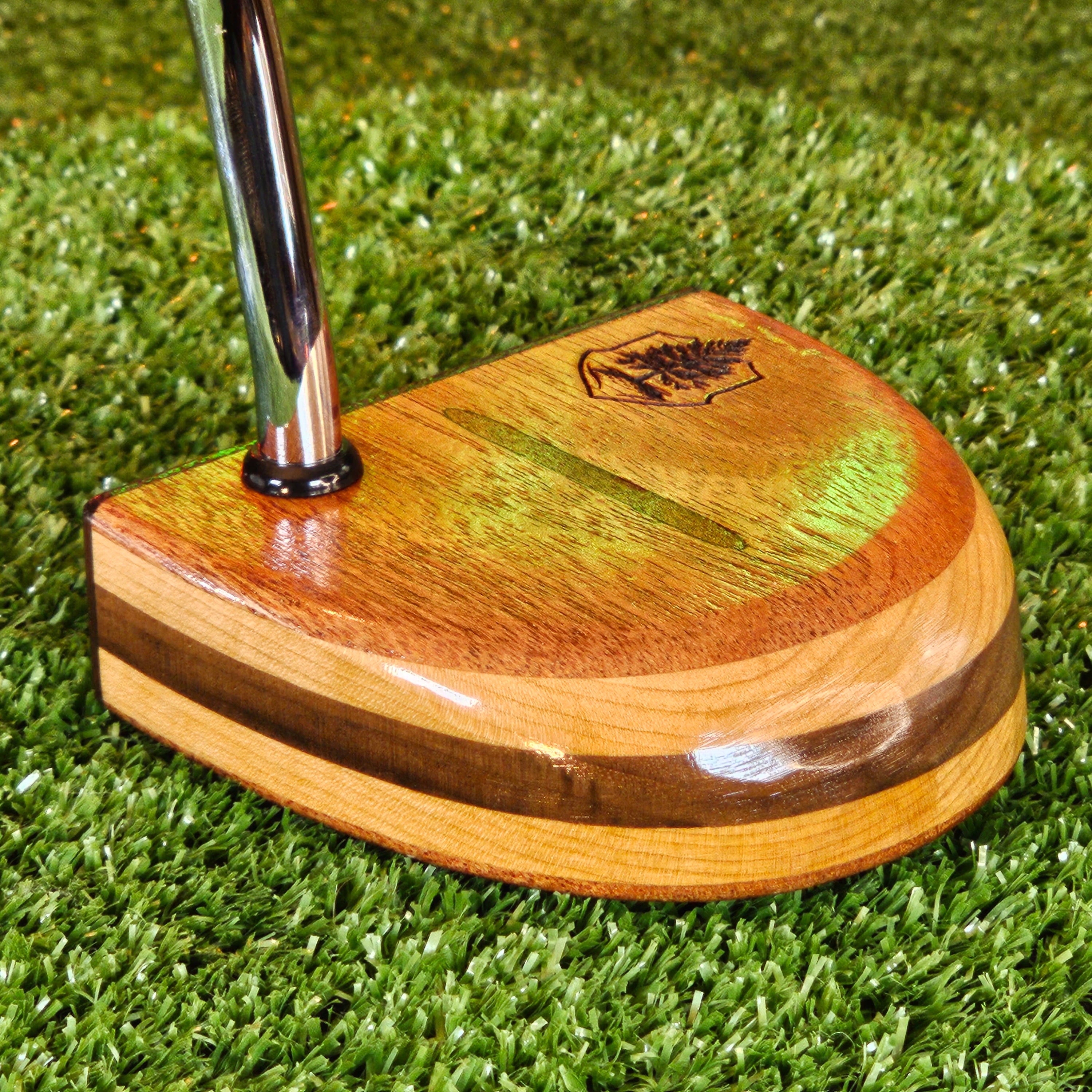 Fatty Style Tigerwood and Wenge wood putter