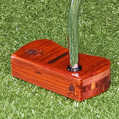 Padauk and Red Cedar Bladewood II style putter