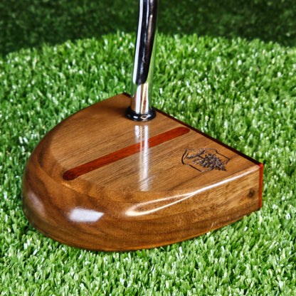 Fatty Style Walnut with inlay exotic Padauk wood putter