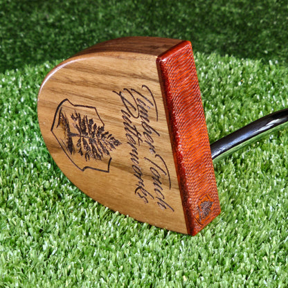 Fatty Style Walnut with inlay exotic Padauk wood putter