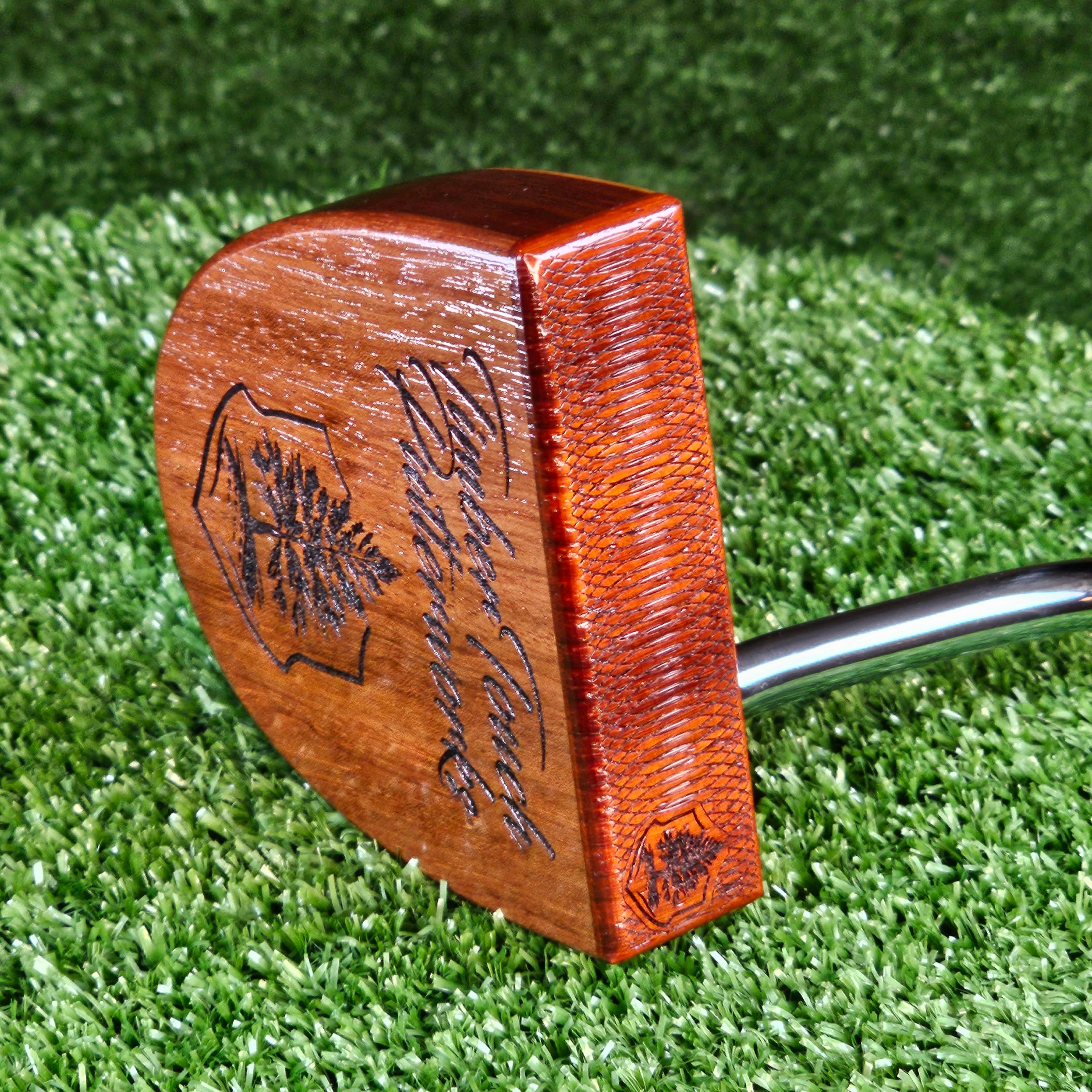Fatty Style Canarywood and with body and inlay exotic Padauk wood putter