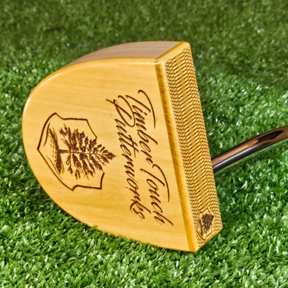 Fatty Style Exotic Yellowheart wood putter with Oak body