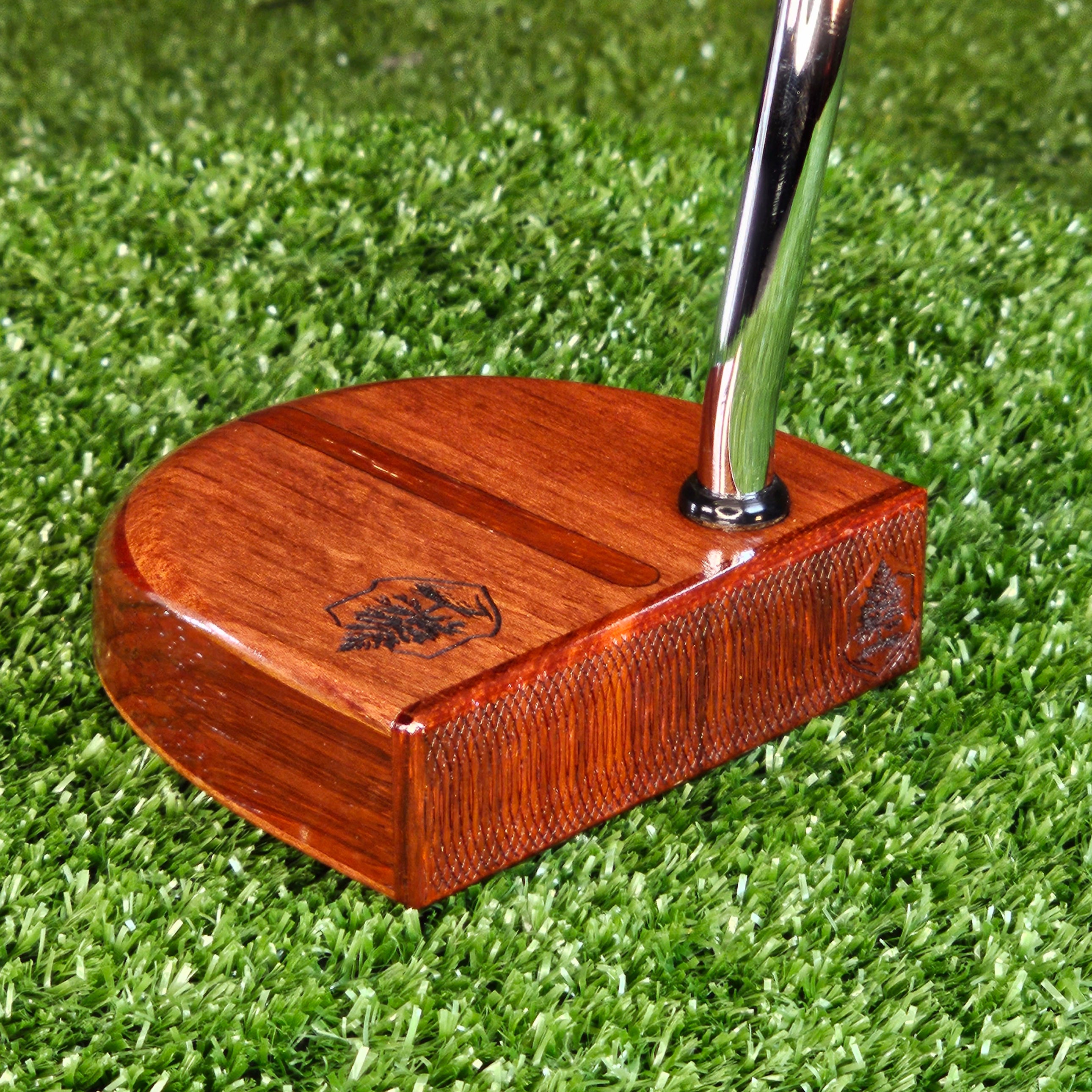 Fatty Style Mahogany and exotic Padauk wood body putter