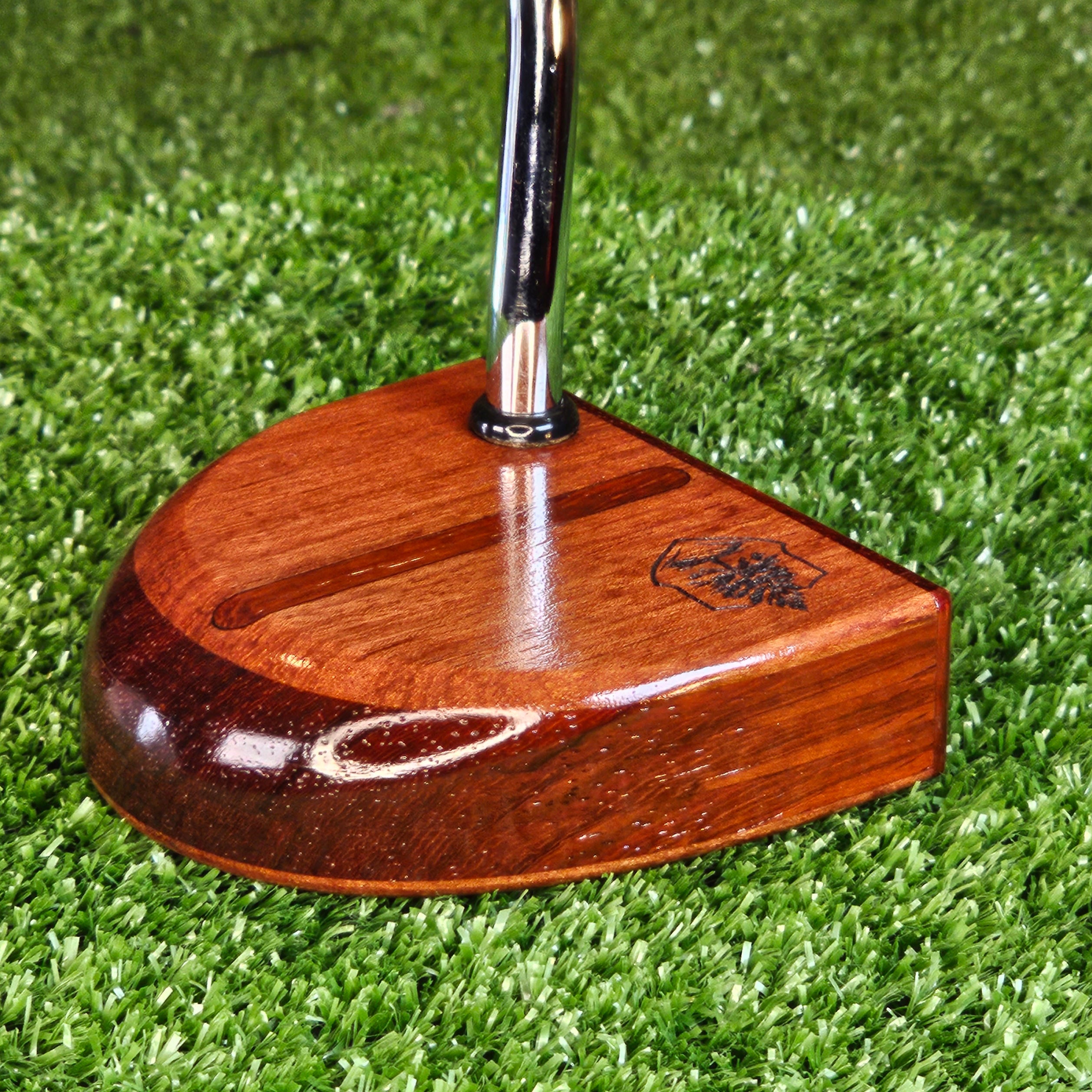 Fatty Style Mahogany and exotic Padauk wood body putter